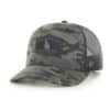 Los Angeles Dodgers 47 Brand Charcoal Camo Trucker Black Mesh Snapback Hat
