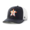 Houston Astros 47 Brand Navy Trucker White Mesh Snapback Hat