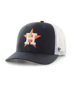 Houston Astros 47 Brand Navy Trucker White Mesh Snapback Hat