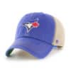 Toronto Blue Jays 47 Brand Blue Trawler Clean Up Khaki Mesh Snapback Hat