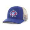 Toronto Blue Jays 47 Brand Cooperstown Vintage Blue Trucker Mesh Snapback Hat