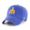 Seattle Mariners 47 Brand Cooperstown Blue Clean Up Adjustable Hat