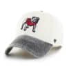 Georgia Bulldogs 47 Brand Apollo Vintage White Clean Up Snapback Hat