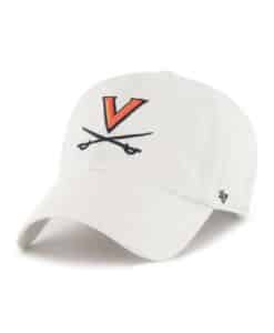 Virginia Cavaliers 47 Brand White Clean Up Adjustable Hat