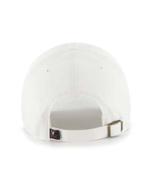 Virginia Cavaliers 47 Brand White Clean Up Adjustable Hat - Image 2