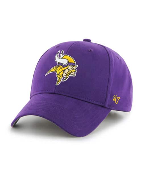 Minnesota Vikings KIDS 47 Brand Purple MVP Adjustable Hat