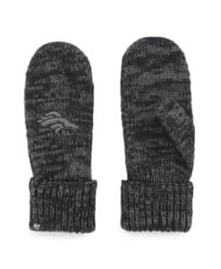 Denver Broncos Women's 47 Brand Black Arctic Meeko Knit Mittens