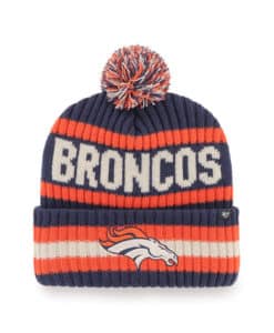 Denver Broncos 47 Brand Light Navy Bering Cuff Knit Hat