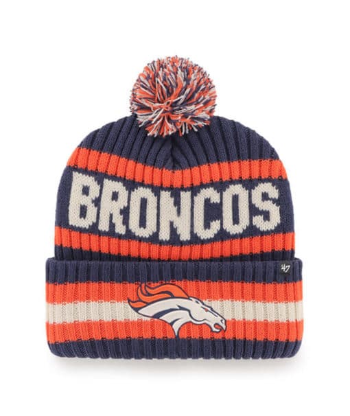 Denver Broncos 47 Brand Light Navy Bering Cuff Knit Hat