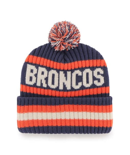Denver Broncos 47 Brand Light Navy Bering Cuff Knit Hat - Image 2