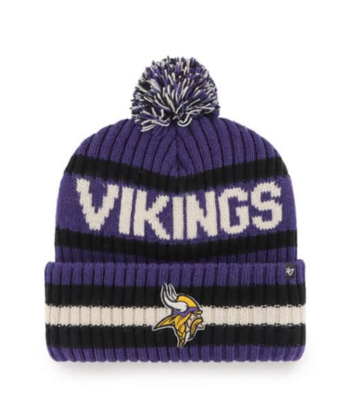 Minnesota Vikings 47 Brand Purple Bering Cuff Knit Hat