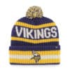 Minnesota Vikings 47 Brand Purple Yellow Bering Cuff Knit Hat