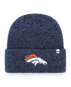 Denver Broncos 47 Brand Navy Brain Freeze Cuff Knit Hat