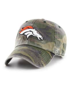 Denver Broncos 47 Brand Cargo Camo Clean Up Adjustable Hat
