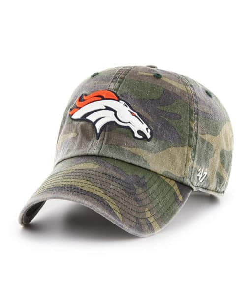 Denver Broncos 47 Brand Cargo Camo Clean Up Adjustable Hat