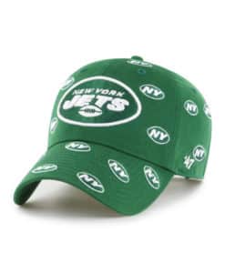 New York Jets Women's 47 Brand Confetti Green Clean Up Adjustable Hat