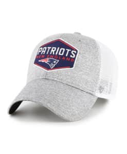 New England Patriots 47 Brand Gray Hitch Contender Stretch Fit Hat