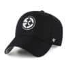 Pittsburgh Steelers 47 Brand Black White MVP Adjustable Hat