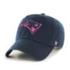 New England Patriots TODDLER 47 Brand Navy Pink Clean Up Adjustable Hat