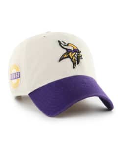 Minnesota Vikings 47 Brand Bone Clean Up Adjustable Hat