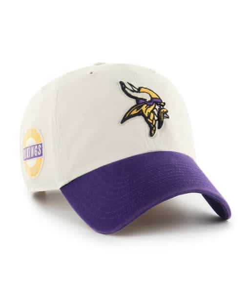 Minnesota Vikings 47 Brand Bone Clean Up Adjustable Hat