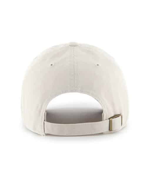 Minnesota Vikings 47 Brand Bone Purple Clean Up Adjustable Hat - Image 2