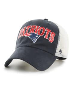 New England Patriots Women's 47 Brand Navy Sparkaloosa Mesh Snapback Hat