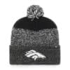 Denver Broncos 47 Brand Black Static Cuff Knit Hat