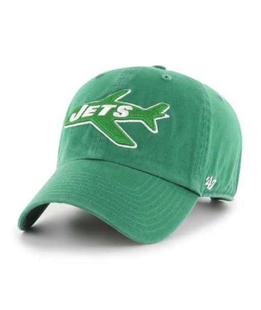 New York Jets 47 Brand Legacy Vintage Green Clean Up Adjustable Hat