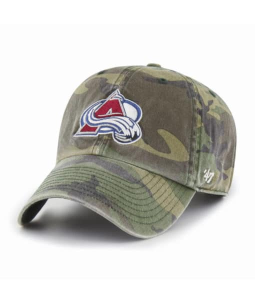 Colorado Avalanche 47 Brand Cargo Camo Clean Up Adjustable Hat