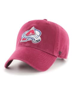 Colorado Avalanche 47 Brand Cardinal Clean Up Adjustable Hat