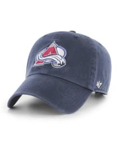 Colorado Avalanche 47 Brand Navy Clean Up Adjustable Hat