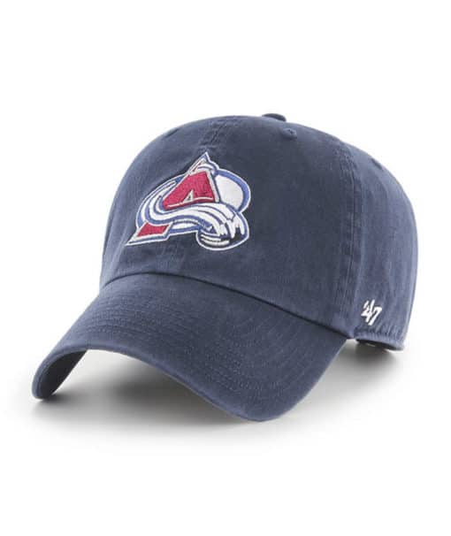 Colorado Avalanche 47 Brand Navy Clean Up Adjustable Hat