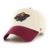 Minnesota Wild 47 Brand Natural Cardinal Clean Up Adjustable Hat