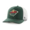 Minnesota Wild 47 Brand Trucker Dark Green White Mesh Snapback Hat