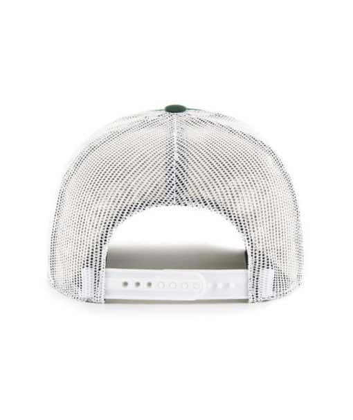 Minnesota Wild 47 Brand Trucker Dark Green White Mesh Snapback Hat - Image 2