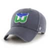 Hartford Whalers 47 Brand Vintage Navy Legend MVP Adjustable Hat