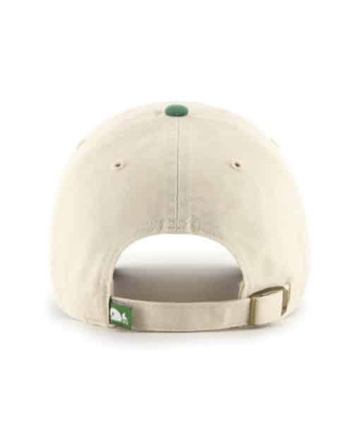 Hartford Whalers 47 Brand Vintage Natural Green Clean Up Adjustable Hat - Image 2
