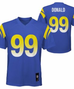 Los Angeles Rams Aaron Donald YOUTH Blue Jersey