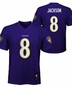 Baltimore Ravens Lamar Jackson YOUTH Purple Jersey