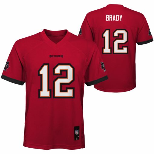 Tampa Bay Buccaneers Tom Brady YOUTH Red Jersey