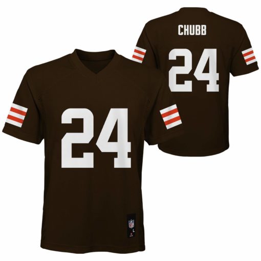 Cleveland Browns Nick Chubb YOUTH Brown Jersey