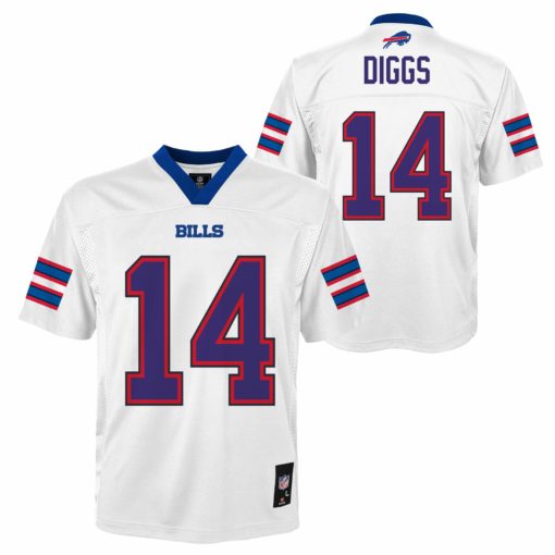 Buffalo Bills Stefon Diggs YOUTH White Jersey