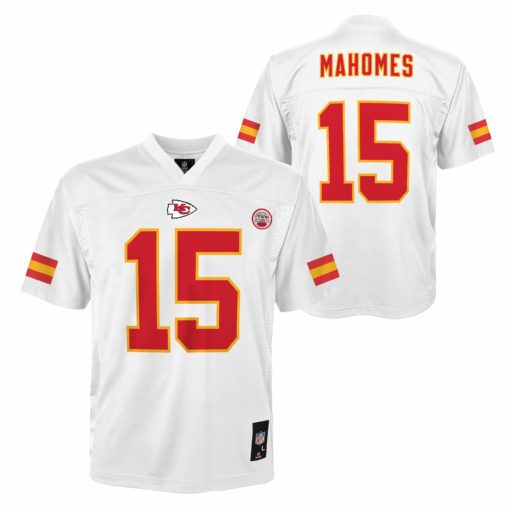 Kansas City Chiefs Patrick Mahomes YOUTH White Jersey