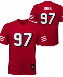 San Francisco 49ers Nick Bosa YOUTH Red Jersey