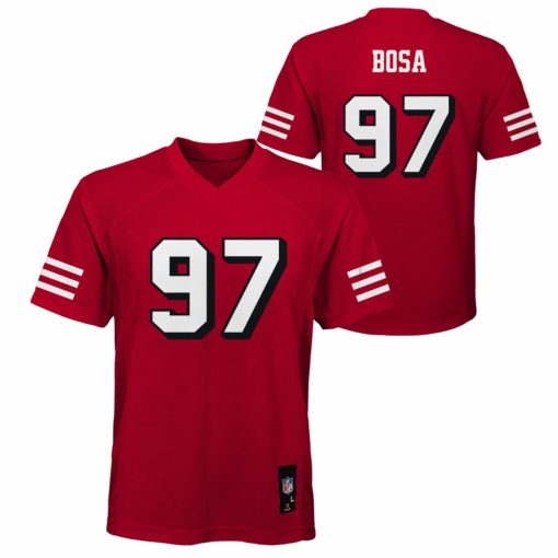 San Francisco 49ers Nick Bosa YOUTH Red Jersey