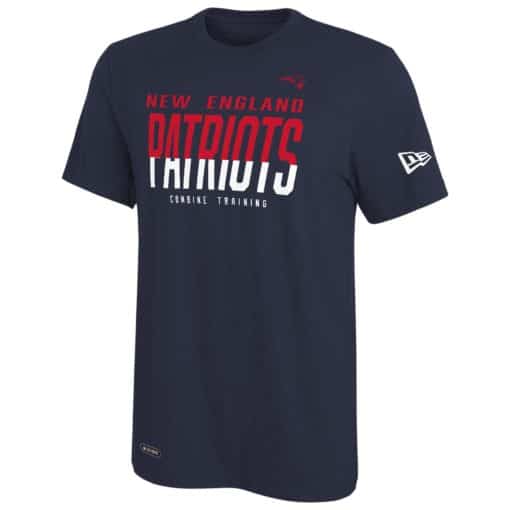 New England Patriots Men's New Era Navy Split Line T-Shirt Tee
