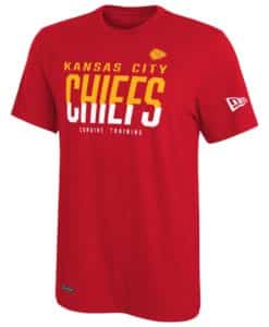 Kansas City Chiefs Men's New Era Red Split Line T-Shirt Tee