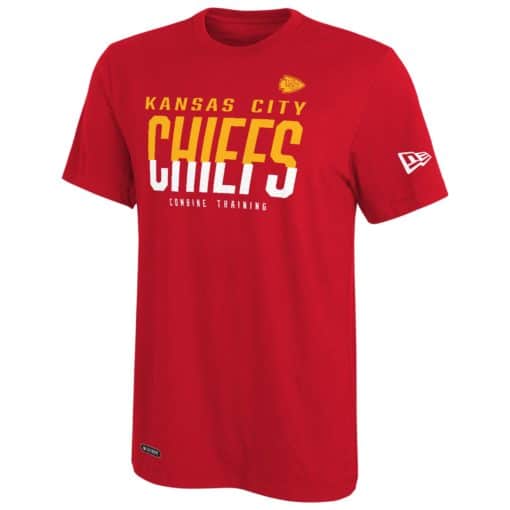 Kansas City Chiefs Men's New Era Red Split Line T-Shirt Tee