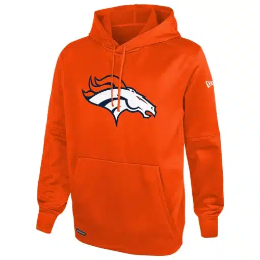 Denver Broncos Men's New Era Orange Stadium Logo Pullover Hoodie